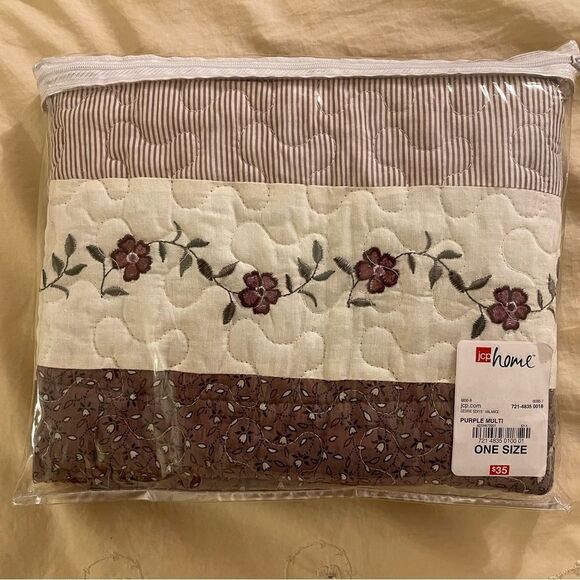 JC Penny Boho Home Quilted Valance New in Package - Picture 5 of 8